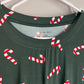 Forever French Candycane Christmas Pajamas Set