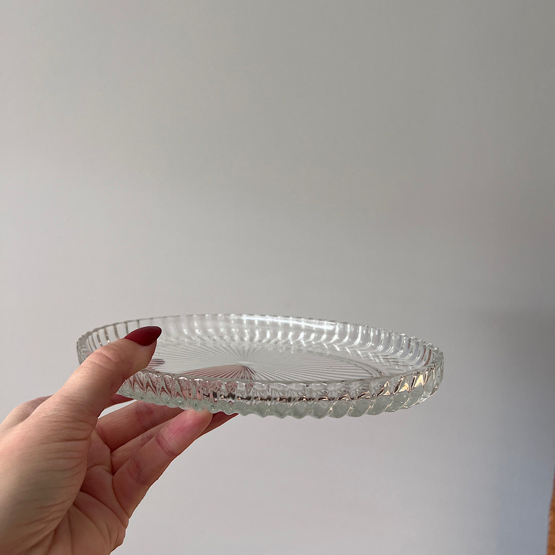 Vintage Oval Indiana Glass Trinket Tray
