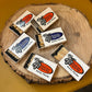 Vintage AJ's Seafood Oyster Bar Restaurant Matchboxes Destin Florida Advertising