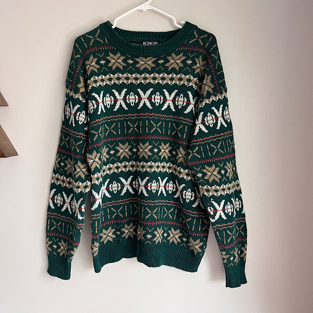 Vintage Honors Fair Isle Crewneck Sweater