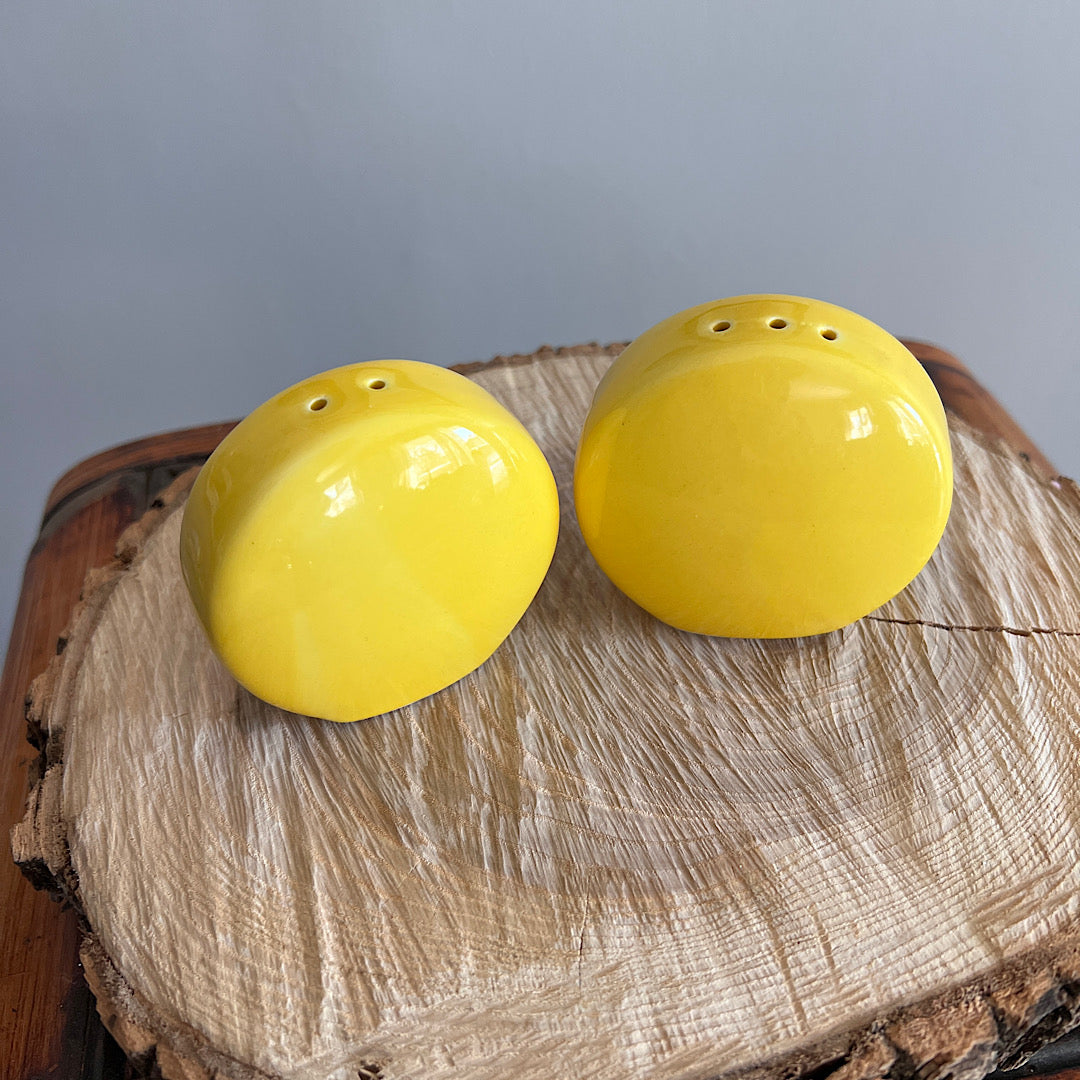 Vintage Smiley Face Salt & Pepper Shakers