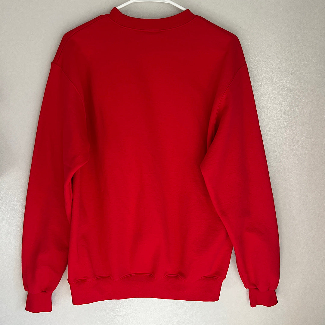 Stillwater Ponies Champion Embroidered Red Crewneck Sweatshirt