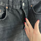 BDG Urban Outfitters High Rise Baggy Distressed Black Jeans (29)