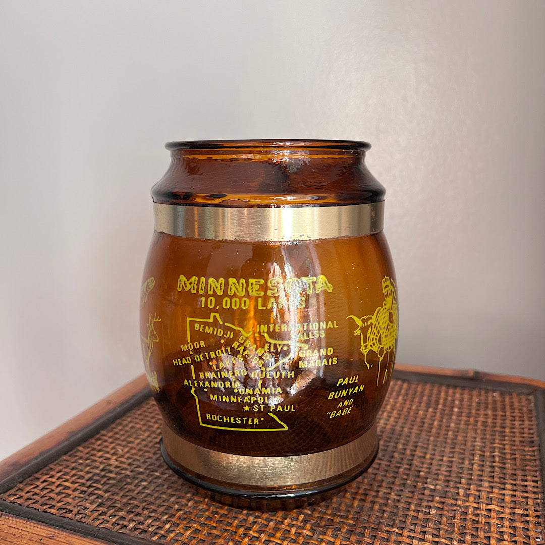 Vintage Minnesota XL Souvenir Barrel Mug