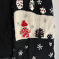 Vintage White Stag Snowman Trees Embellished Knit Christmas Vest