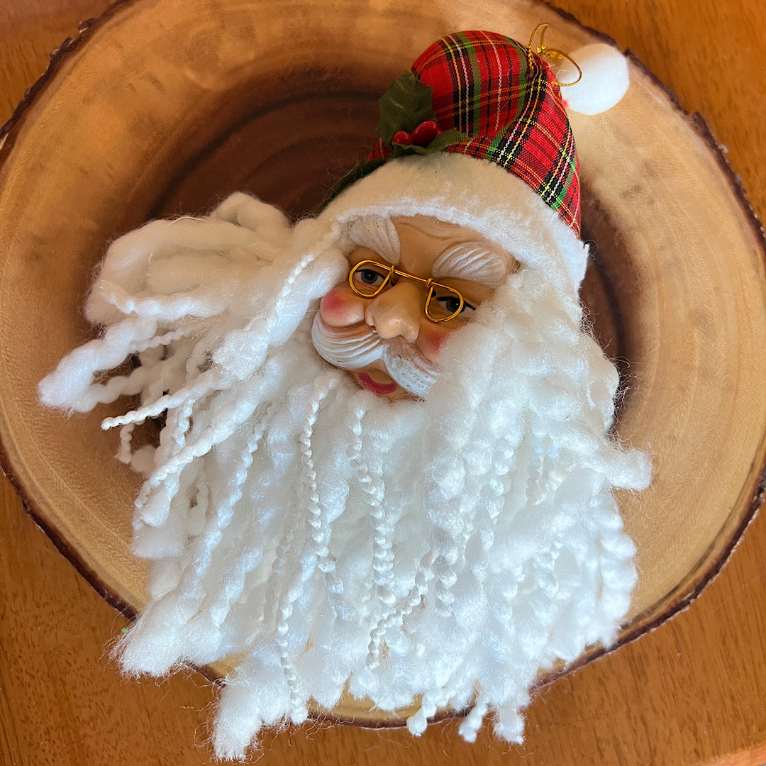 Vintage Santa Ornament