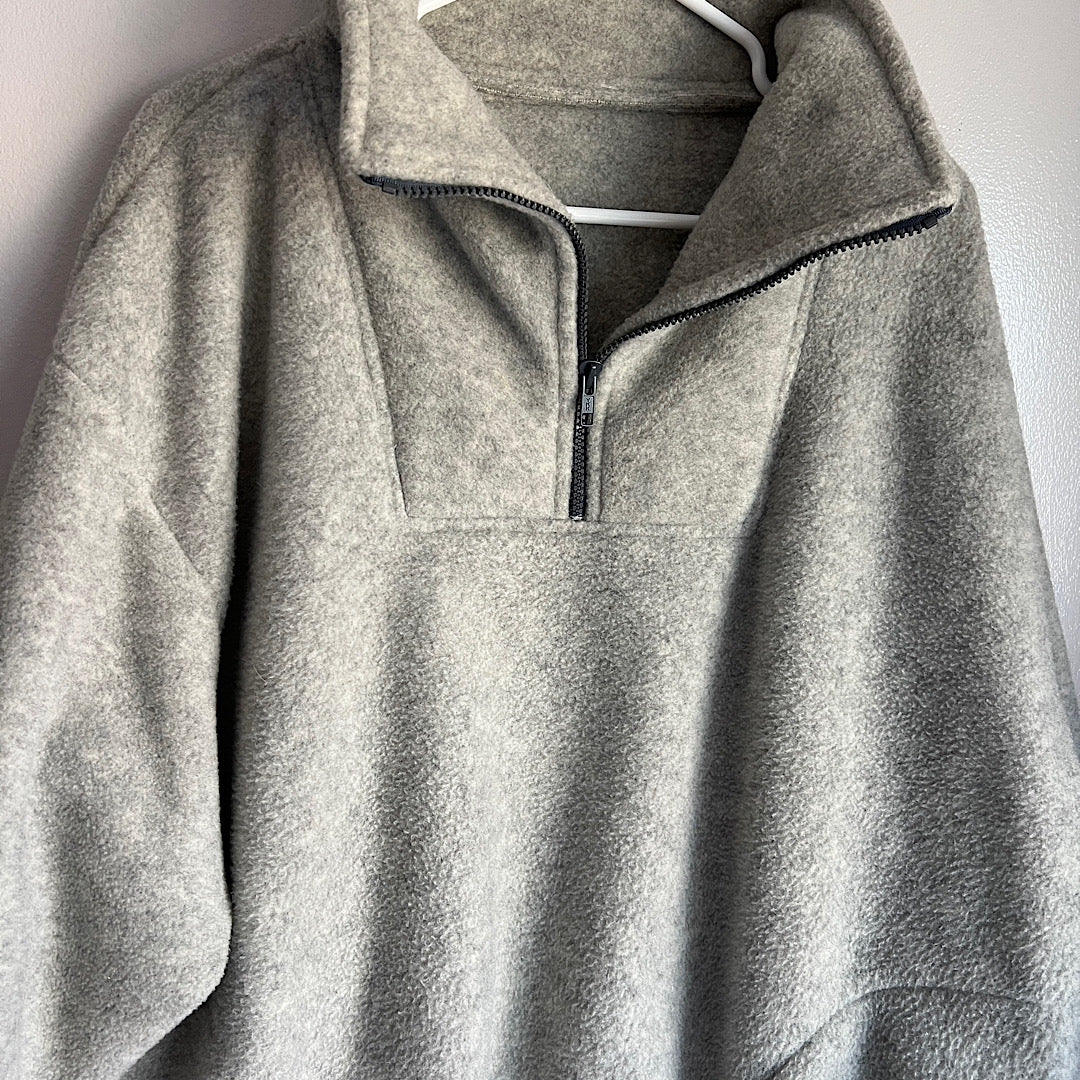 Vintage fleece quarter outlet zip