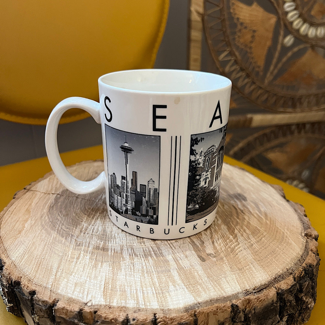 Vintage '03 Starbucks Seattle City Scenes Series Large Mug
