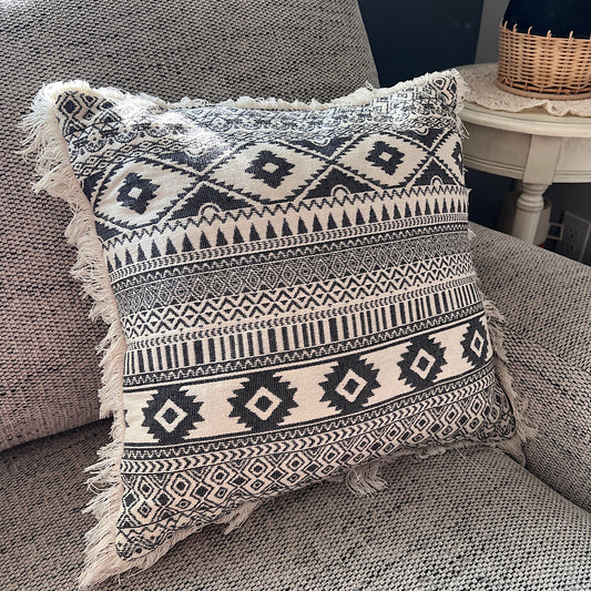 Southwest Print Pillow with Fringe - LOCAL PICKUP ONLY