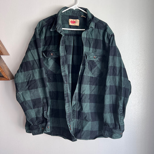 Vintage Field & Forest Heavy Plaid Flannel