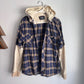 Vintage Fender Flannel Hoodie w/ Long Sleeve