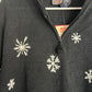 Route 66 NWT Snowflakes 1/4 Zip Sweater
