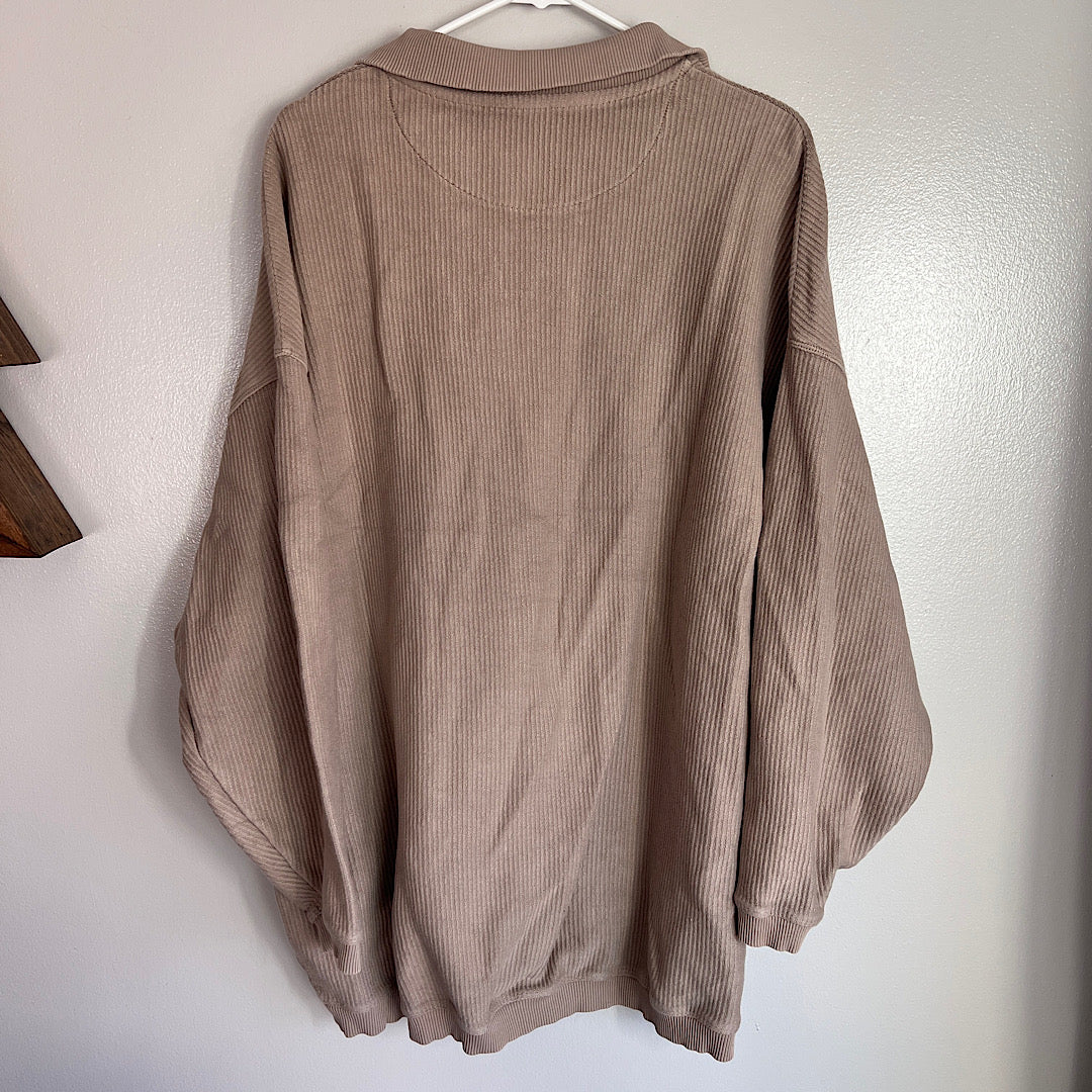Aerie Oversized 1/4 Zip Ribbed Pullover