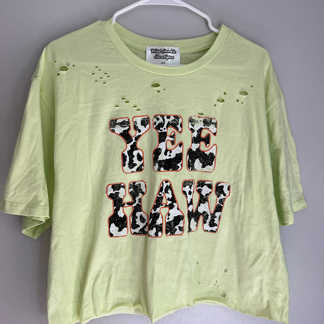 Yee Haw Neon Graphic T-Shirt