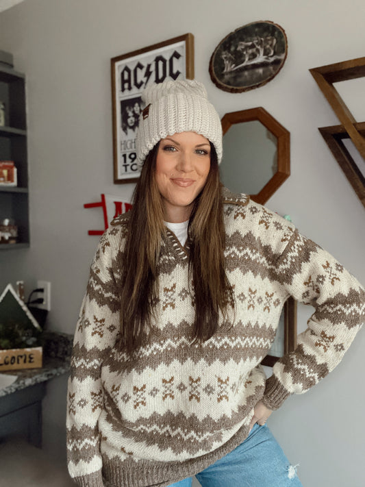 Vintage St. John's Bay Fair Isle Knit Sweater