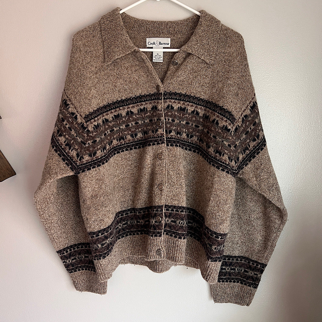 Vintage Croft & Barrow Wool Knit Sweater