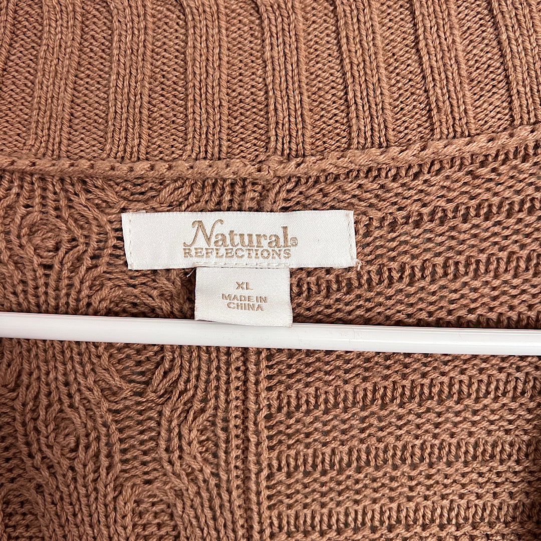 Natural Reflections Long Knit Sweater