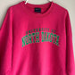 UND North Dakota Pink & Green Crewneck Sweatshirt