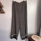 H&M Patterned Wide Leg Trouser Pant