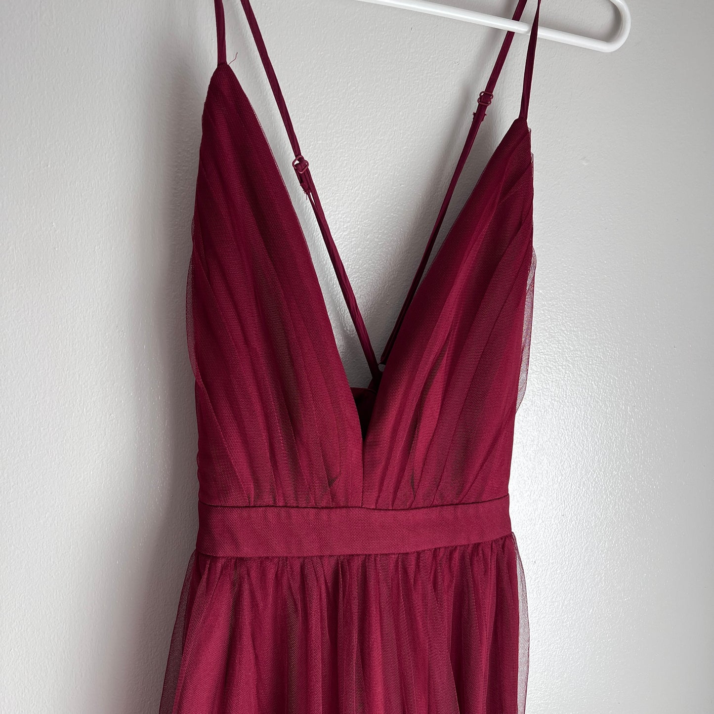 Lulus Rare Beauty Maroon Maxi Dress