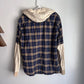 Vintage Fender Flannel Hoodie w/ Long Sleeve