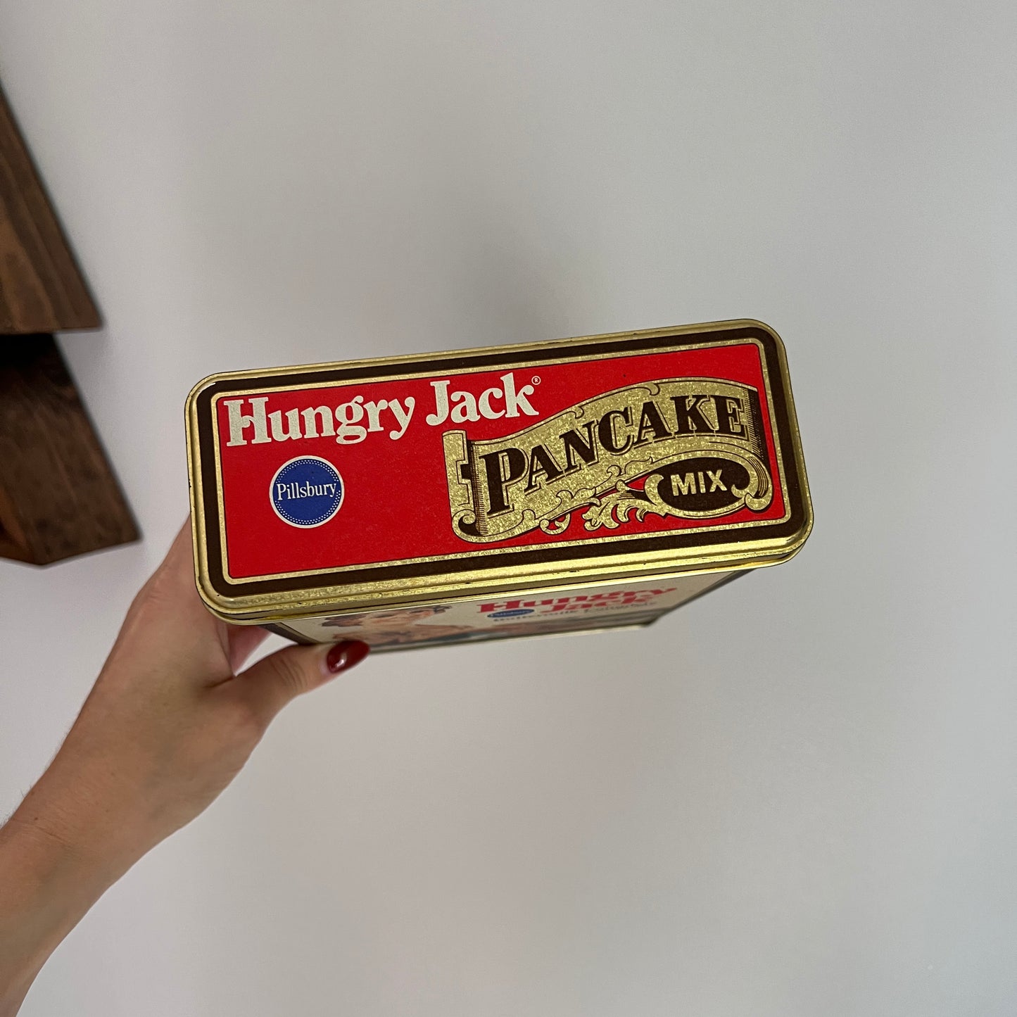 Vintage Hungry Jack Pancake Tin