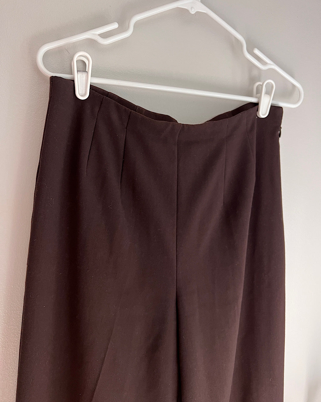 Vintage High Waisted Brown Trouser Pant
