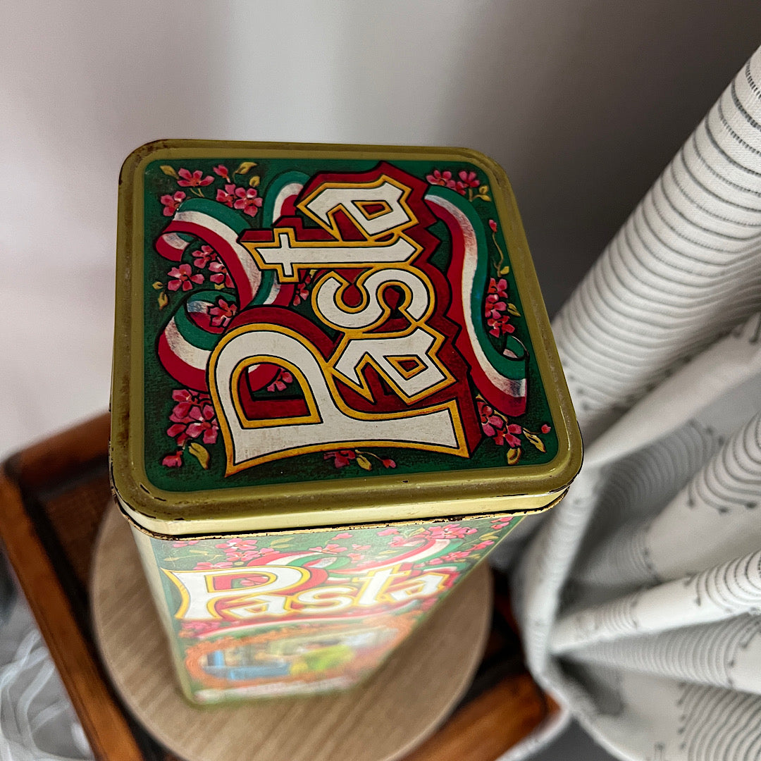 Vintage selling tin canister