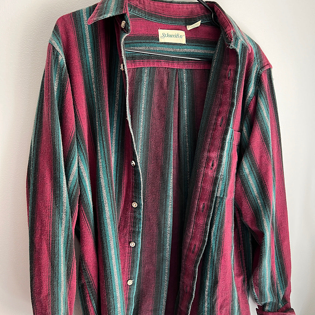 Vintage Striped Flannel