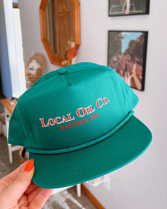 Local Oil Co Hastings, MN Vintage Snapback Rope Hat
