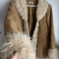 Vintage Penny Lane Suede & Faux Fur Jacket