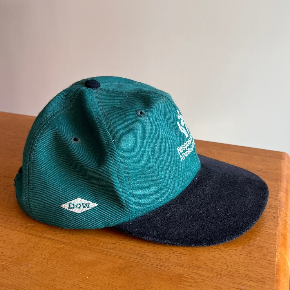 Vintage Responsible Care Suede Brim Snapback Hat