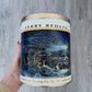 Vintage Terry Redlin Evening On The Ice Tin Canister