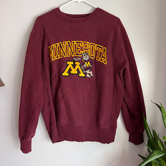 Minnesota Gophers Embroidered Crewneck