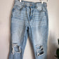AE Distressed Mom Jeans (8-Short)