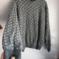 Vintage Check Pattern Sweater