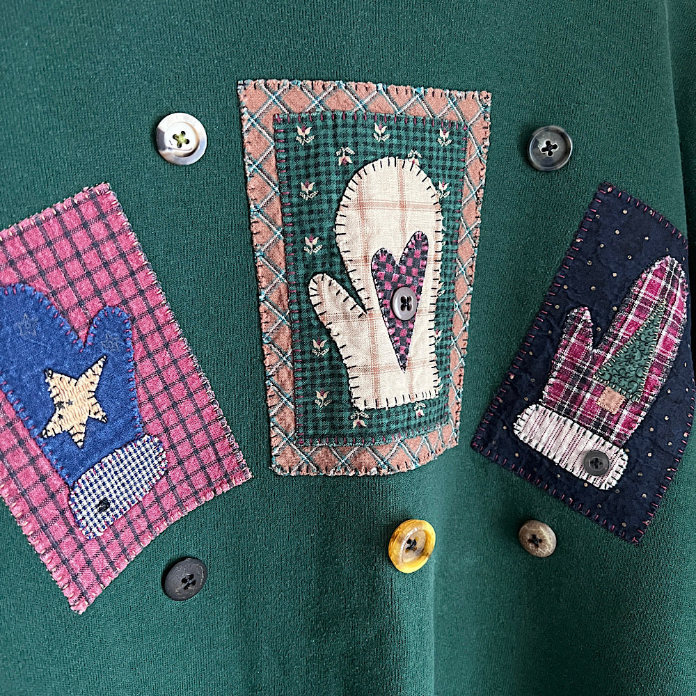 '90's Vintage Grandma Mittens Crewneck Sweatshirt