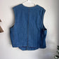 '90s Vintage Pattern & Denim Vest