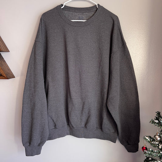 Blank Gray Crewneck Sweatshirt