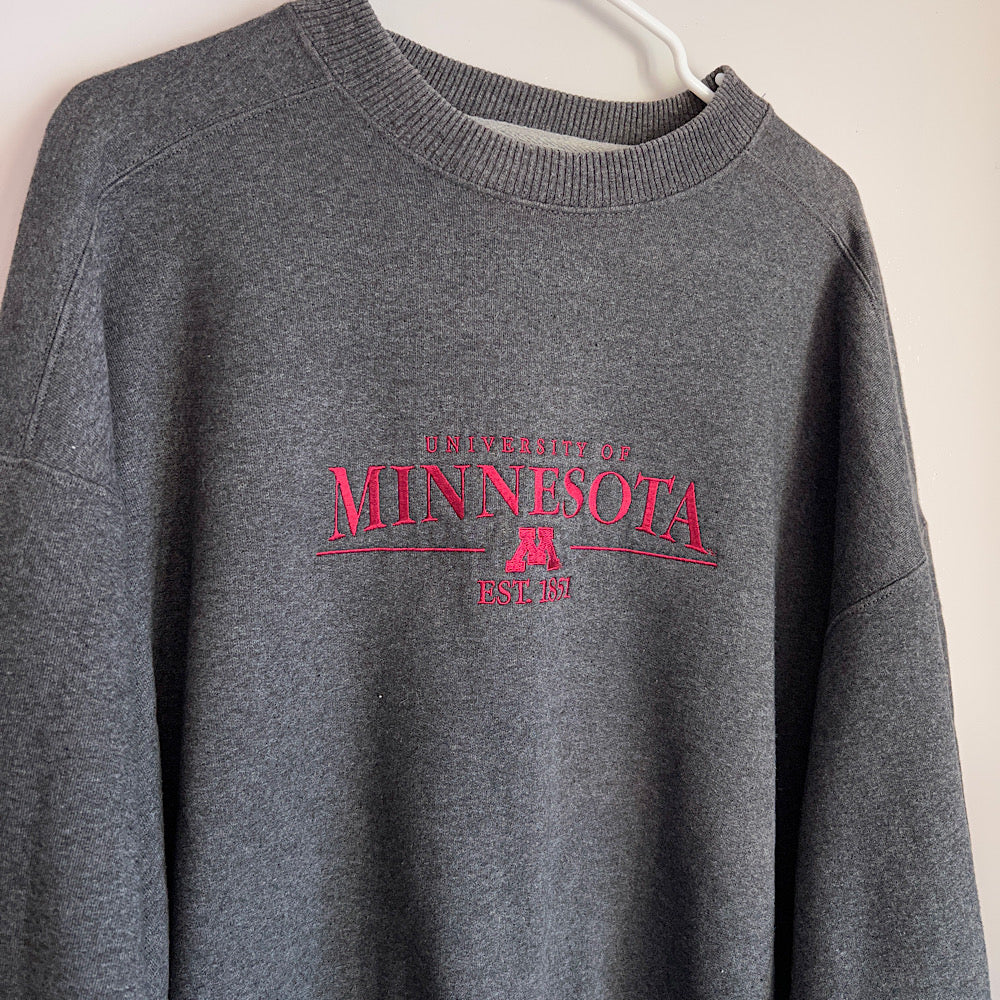 Vintage University of Minnesota Embroidered Crewneck