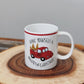 Merry Christmas Red Truck Mug