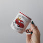 Merry Christmas Red Truck Mug