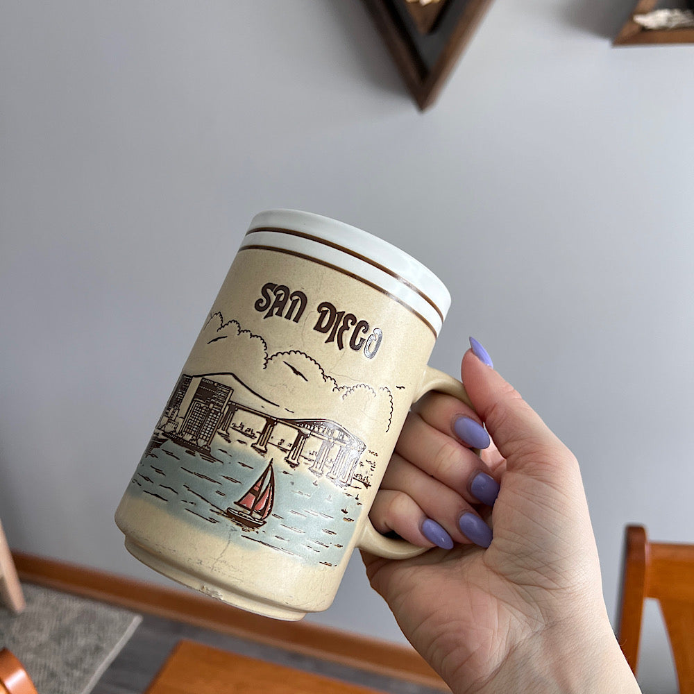 Vintage San Diego Souvenir Mug