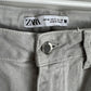 Zara High Waist Side Slit Jeans (8L)