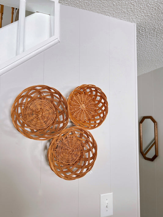 Small Wicker Basket Set – Brown Paper Thrift