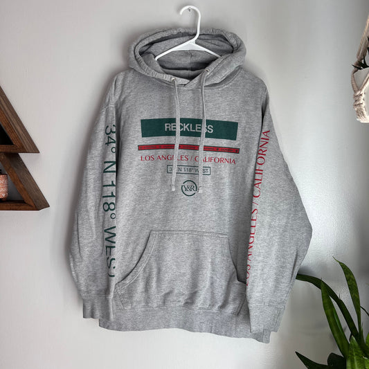 Young & Reckless Graphic Sweatshirt Hooded
