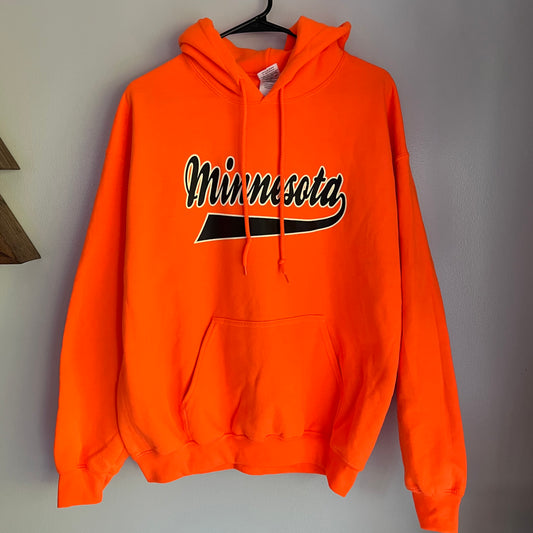Minnesota Blaze Orange Hooded Sweatshirt
