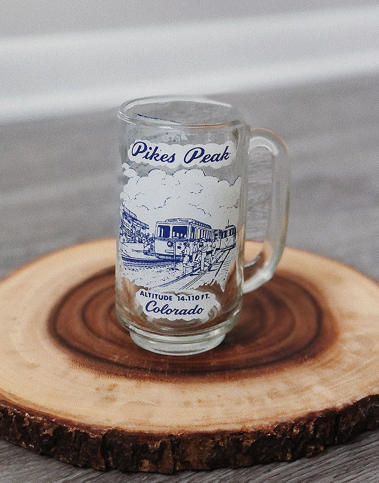 Pikes Peak Colorado Souvenir Glass Mug